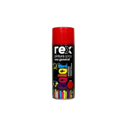 [HMEESM-002902] ESMALTE SPRAY USO GENERAL  Rojo | REX