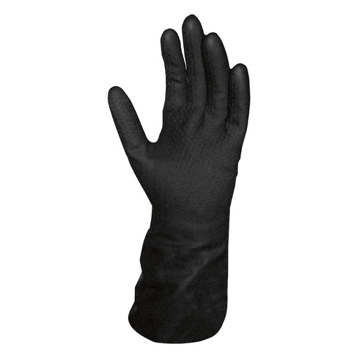 [HMEGUA-00243] GUANTE LATEX ALBAÑIL FORCE T/9  Negro