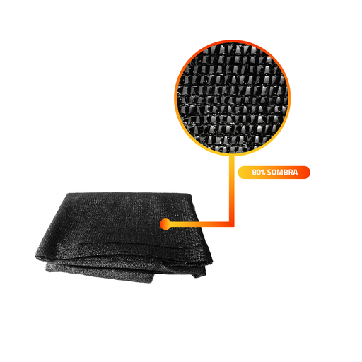 [AYJMRA-004] MALLA RASCHEL KIWI 2.1 m 80% Negra