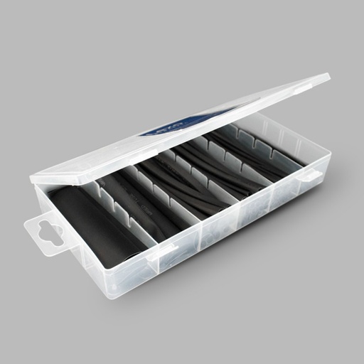 [FERMTK-0001] MANGA TERMOCONTRAIBLE KIT  Negro 100 pcs | LEXO