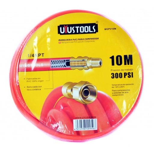 [ADHMCO-00001] MANGUERA COMPRESOR 10 m 300 PSI | UYUSTOOLS