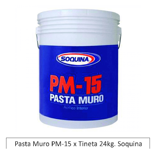 [HMEPAS-00285] PASTA MURO PM-15 24 kg | SOQUINA