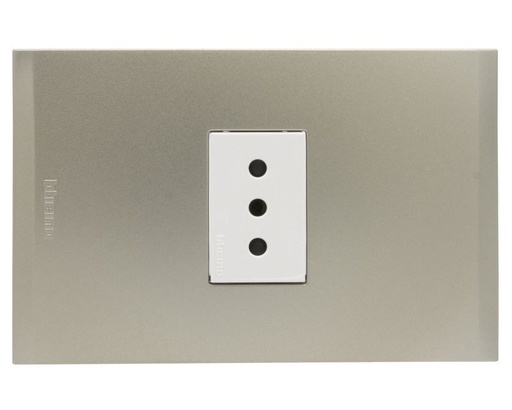 [FEREEP-0004] ENCHUFE EMB. SIMPLE 10A Inox | UYUSTOOLS