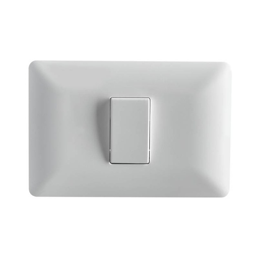 [METIC-9147] INTERRUPTOR EMB. CONMUTADOR 10A Blanco