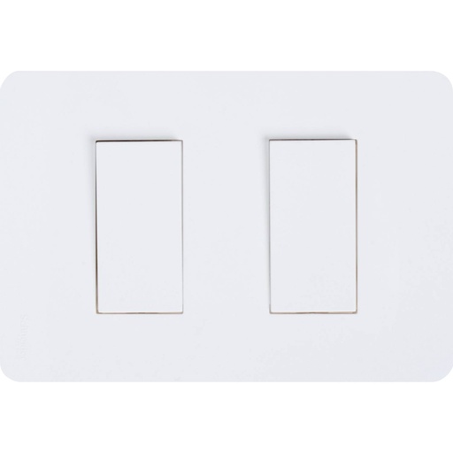 [METID-8374] INTERRUPTOR EMB. DOBLE 10-16A Blanco