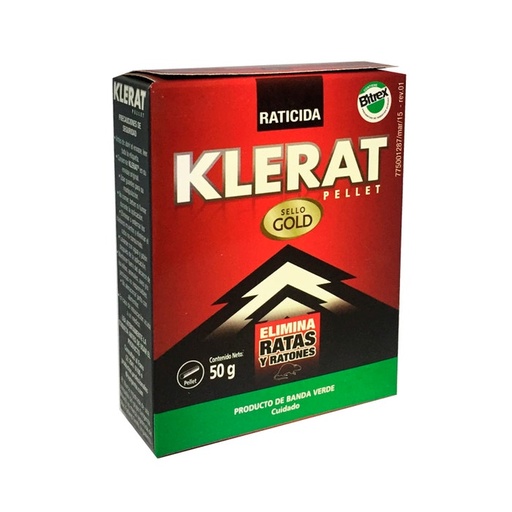 [HMERAT-00236] RATICIDA PELLET 50 gr | KLERAT