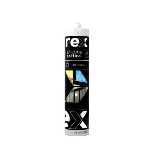 [METSBP-709] SILICONA ACETICA  Negra | REX