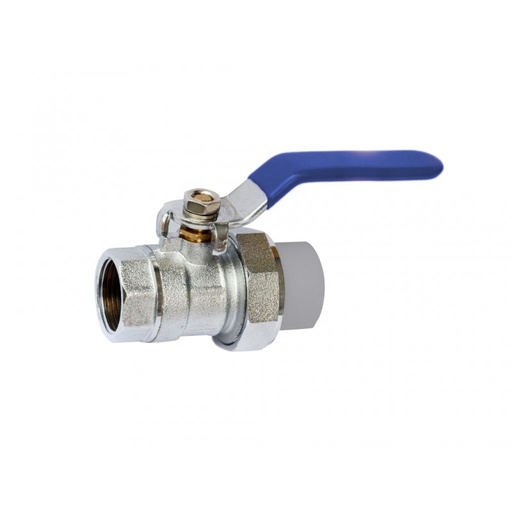 [PYFLPP-0003] VALVULA DE PASO PPR BOLA METALICA 20 mm | HOFFENS