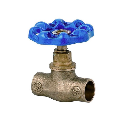 [LYVLD-9107] VALVULA DE PASO SO-SO BRONCE 1/2 in