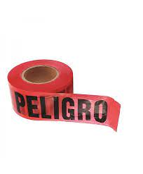[FERCPE-0001] CINTA PELIGRO 75x1000 mm  Rojo | JAQUE