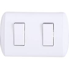[FERIEP-0009] INTERRUPTOR EMB. CONMUTADOR DOBLE 10-16A Blanco | UYUSTOOLS