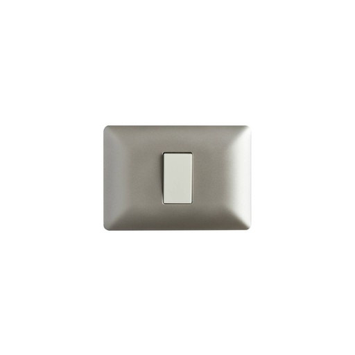 [FERIEP-0011] INTERRUPTOR EMB. SIMPLE 10A Champagne | STANFORD