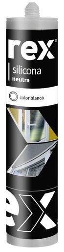 [REX-0009] Rex, Silicona Neutra Transparente, Cartucho 300 ml 