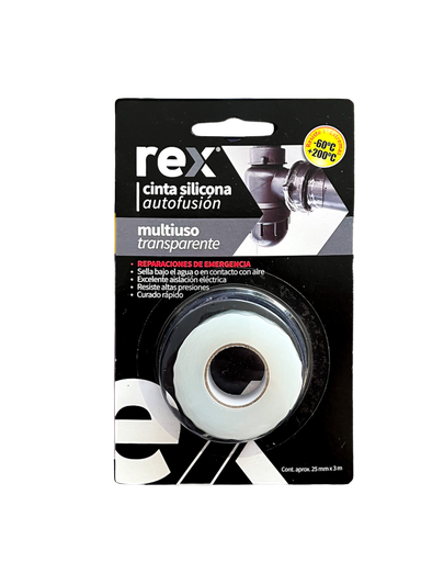 [REX-0030] Rex, Cinta Silicona Autofundente, 1un 