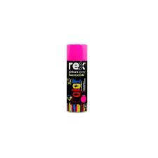 [REX-0098] Rex Pintura Spray Fluorescente, Rosa, 400 ml