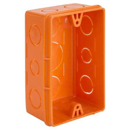 [METCE-8435] CAJA ELECTRICA EMBUTIDA  Naranja