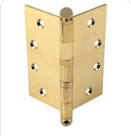 [FERBOD-0007] BISAGRA (Display) 3.5 in x 3.5 in x 2 mm  Acero Inox Bronce | ODIS