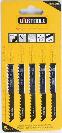 [ADHSCA-0005] HOJA SIERRA CALADORA BIMETAL 5 pcs | UYUSTOOLS