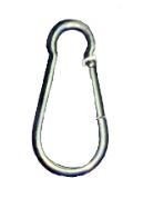 [FERUPC-0003] MOSQUETON CROMADO S/ARGOLLA 6X60 mm