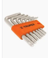 [HEMPTO-0006] JUEGO LLAVES PUNTAS TORX | TRUPER