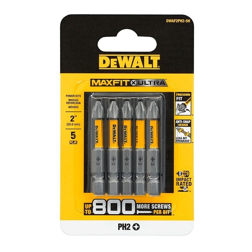 [FEHEPP-9191] PUNTA PHILLIPS 5PCS PH2 [DWAF2PH2-5H]