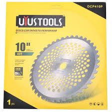 [POPODC-7082] DISCO CORTAPASTO PERFORADO 25.4MM X 40T X 255MM UYU