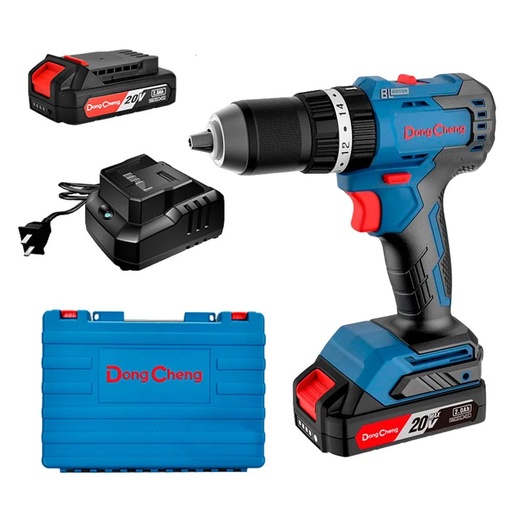 [FEHETA-7349] TALADRO ATORNILLADOR 13MM 20V 1 BAT 2Ah DONGCHENG [DCJZ2050i]