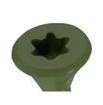 [FIJTTT-0111] TORNILLO TURBO INOX. TENZ DECK VERDE 2,5 in