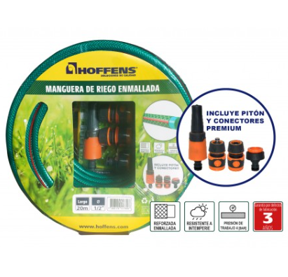 [AYJSM-2369] SET MANGUERA ENMALLADA C/ACCESORIOS PREMUIM