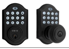 [CYACSN-0105] Cerradura Digital con Pomo 5500 negra | ODIS