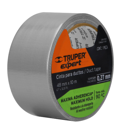 [PICOCD-4644] CINTA DUCT TAPE 50.8MMX50 MTS TELA | TRUPER