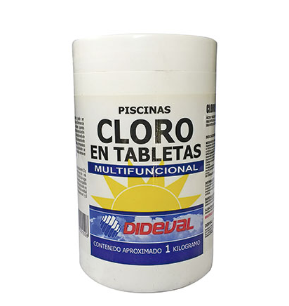 [PICLCT-0389] CLORO TRIPLE  ACCION TABLETAS POTE 1 kg | DIDEVAL